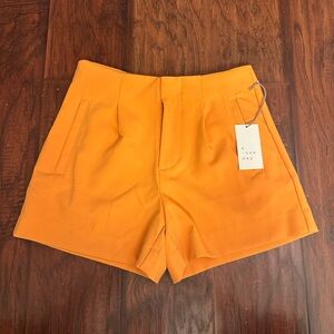 NWT a new day Women's High Waist Orange Shorts